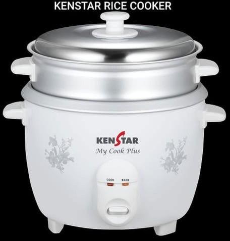 Aluminium Kenstar Rice Cooker, Color : White