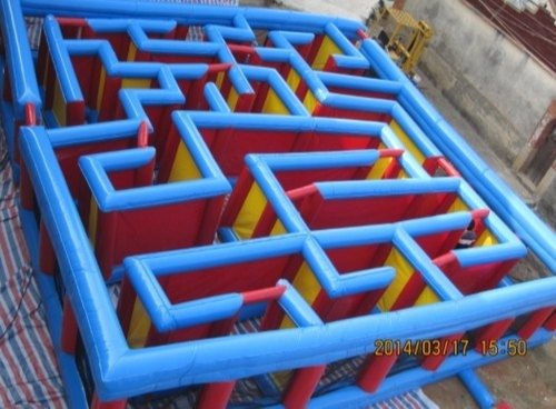 Inflatable Maze, Color : Multi