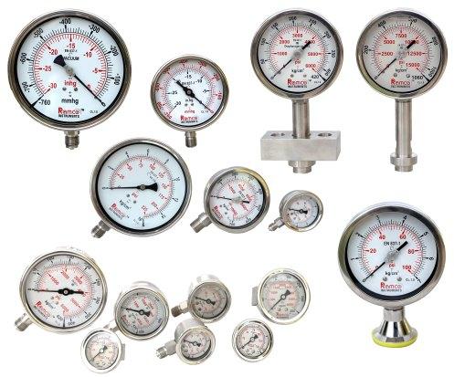MS Pressure Gauge, Connection : Bottom Connection