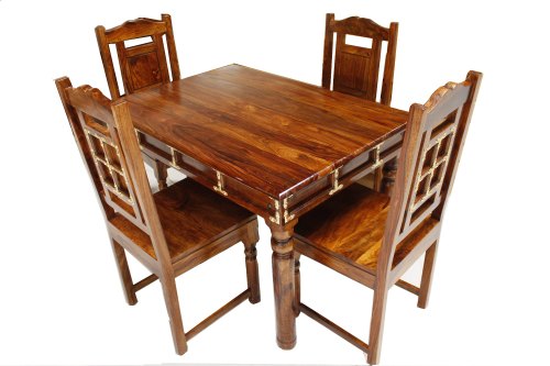 MAX FURN Sheesham Wood Dining Table, Size : 118x80