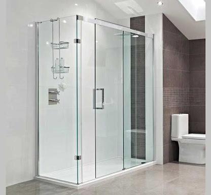 SGI Square Polished bathroom glass partition, for Hotel, Mall, Office, Feature : Excellent Strength