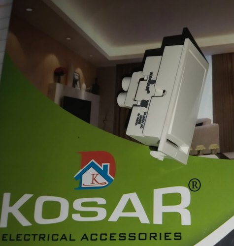 Kosar Flat Modular Switch, Module Size : 1M