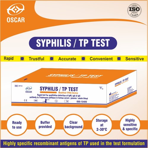 OSCAR MEDICARE Syphilis Rapid Test Kit, Packaging Type : Box