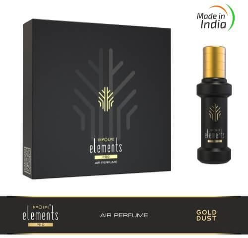 Involve Elements Pro Car Air Perfume Spray - Gold Dust Aroma Car Freshener Spray