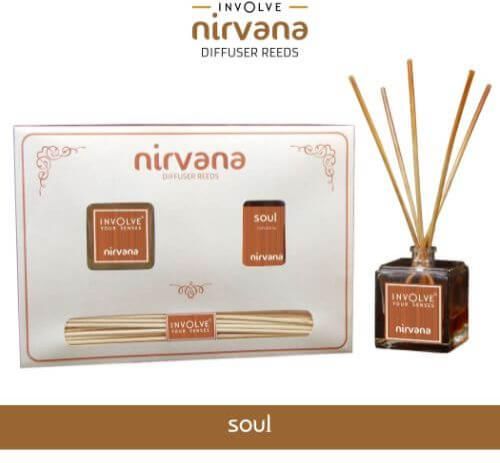 Involve Nirvana Fragrances Reed Diffuser For Home And Office - Soul Aroma Room Air Freshener