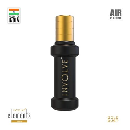 Involve Elements Pro Car Air Perfume Spray - Gold Dust Aroma Car Freshener Spray