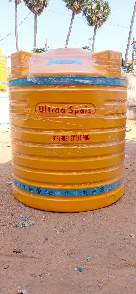 Ultraa Spais Yellow Water Tank, Capacity : 500-1000ltr