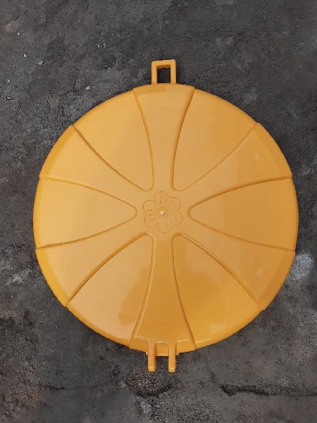 Round Polished Plastic Yellow Water Tank Lid, Size : Standard