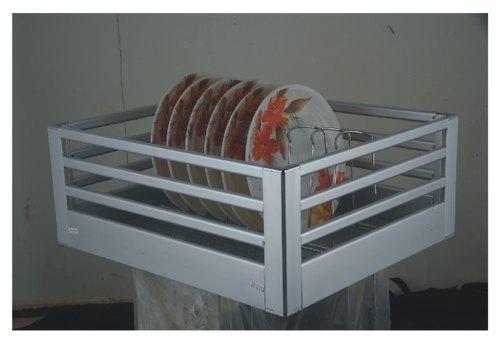 Rectangular Aluminium Kitchen Basket, Color : Silver
