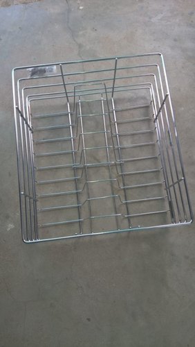Stainless Steel Ss Wire Basket, Color : Silver