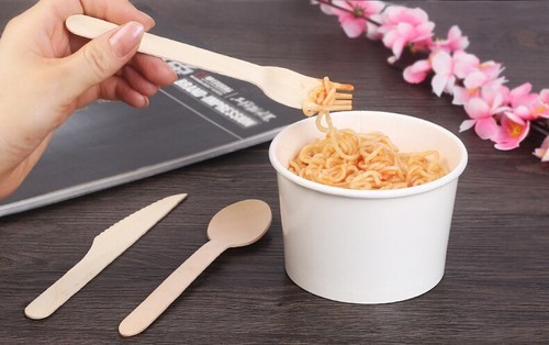 DISPOSABLE WOODEN SPOON