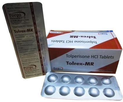 Tolperisone HCI Tablets, Packaging Size : 10X10