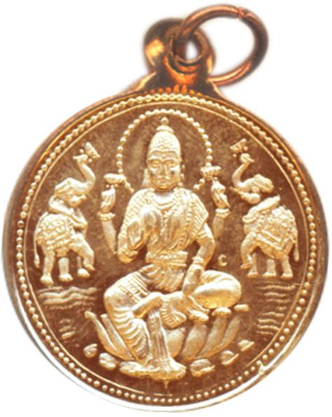 Dhanalakshmi Das Mahavidya Series Kamala Dhanlaxmi Dhana Lakshmi Copper Pendant S830207-02