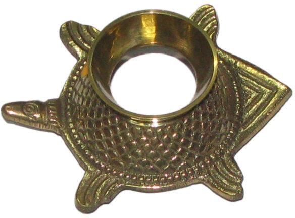 Kurma Stand for Placing Sankh or Salagram for worship in Brass – S901448