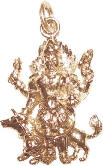 Panchaloha Kala Bhairava Copper Pendant Locket 4Grams - S961338P