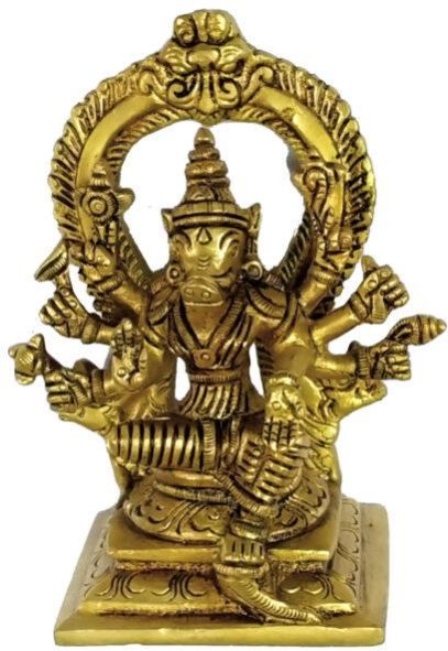Destroyer Of Enemies Tantra Sastra Varahi Brass Idol