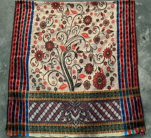 Embroidered Woolen Shawl