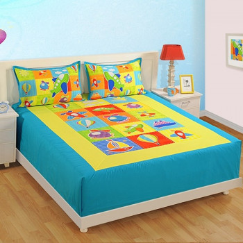 DOUBLE KIDS BED SHEET