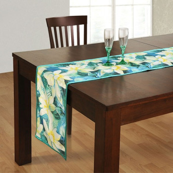 Dupion/ Faux Silk FASHION ORCHID TABLE RUNNER
