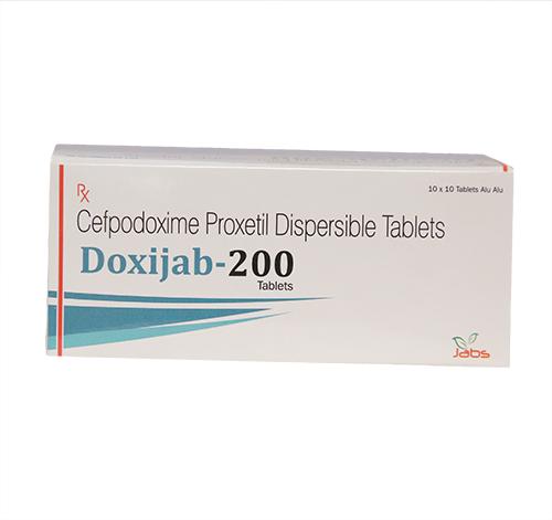 DOXIJAB-200 Cefpodoxime Proxetil Dispersible Tablets