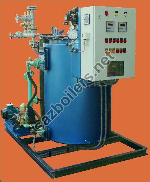 Mild Steel Steam Boiler, Color : Blue