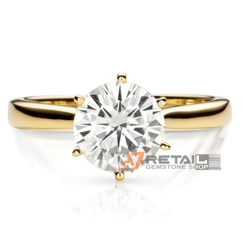 AJRETAIL LAB GROWN DIMAOND  Diamond Ring, Color : White