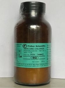 Fisher Scientific Mercuric Chloride, CAS No. : 7783-35-9