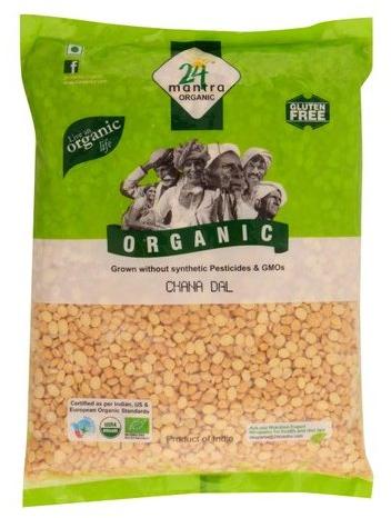 24 Mantra Organic Chana Dal, for Gluten Free, Packaging Size : 1 Kg