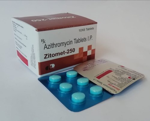 Zitomet 250 azithromycin tablet, Packaging Type : Blister