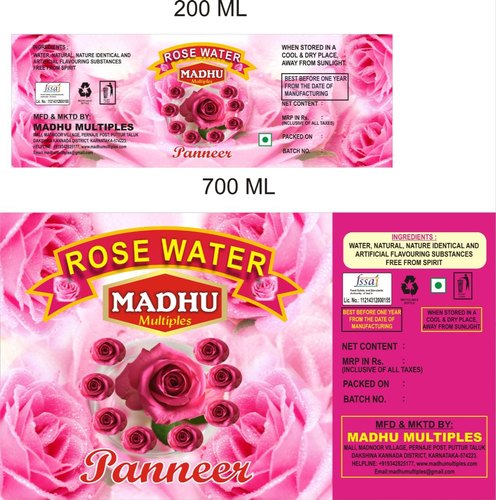 Rose Water, Packaging Size : 1 Litre