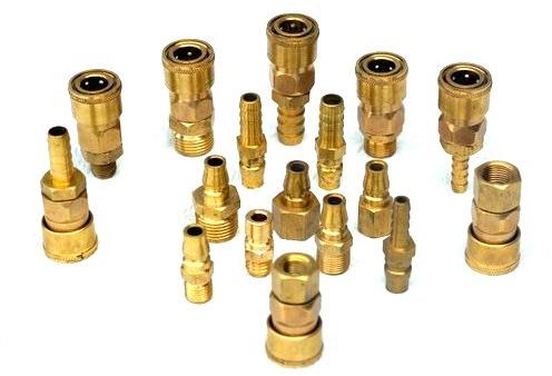 KRC Brass Pneumatic Quick Coupler, Size : 1/2 to 2 Inch