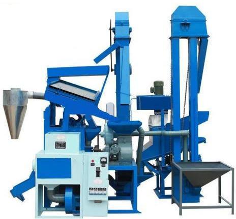 Automatic Rice Milling Machine, Production Capacity : 300-650 lbs/hr