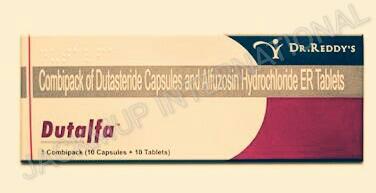Dutasteride Capsules and Alfuzosin Hydrochloride ER Tablets