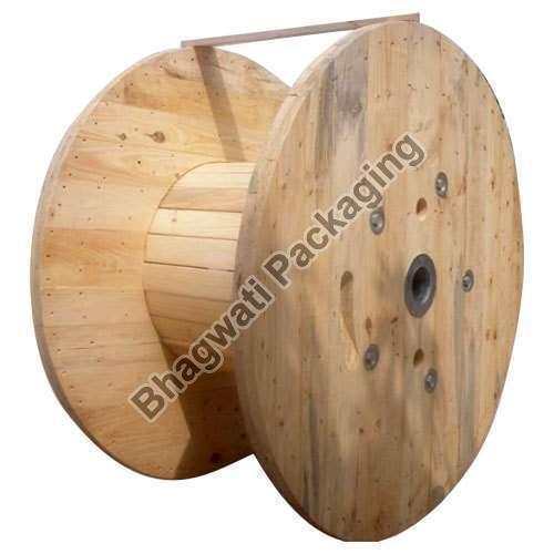 Bhagwati Packaging Round Wooden Cable Drum at Rs 1,950 / Piece in