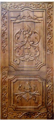 Plain CP-1007 Wooden Carved Door, Packaging Type : Carton Box