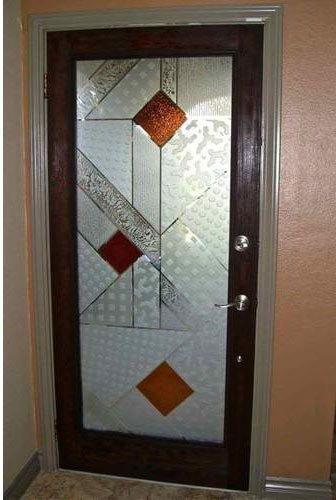 Designer Wooden Glass Door