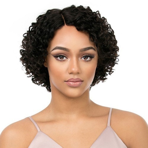 Human Hair Girls Curly Wig