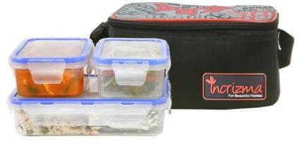 Incrizma Plastic Lunch Boxes, Feature : Microwavable