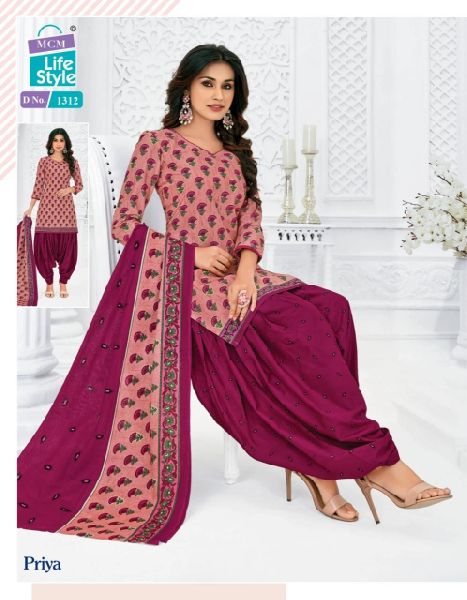 MCM Lifestyle Priya Vol-13 Daily Wear Cotton Dress Material at Rs 410 ...