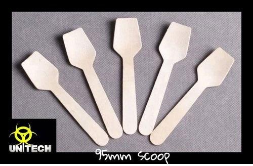 Bamboo Disposable Wooden Spoon, Length : 95 Mm