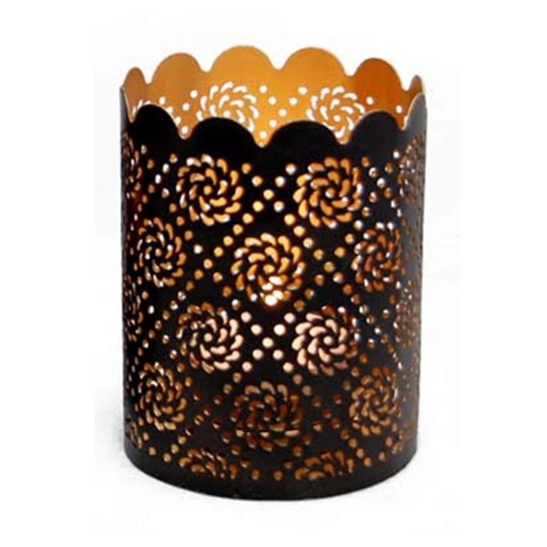  Round Polished Iron Votive Candle Holder, for Decoration, Feature : Heat Resistance