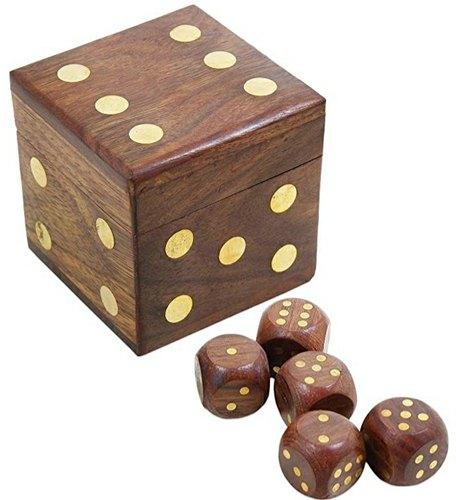 Wooden Dice Game, Size : 14x14 Inch