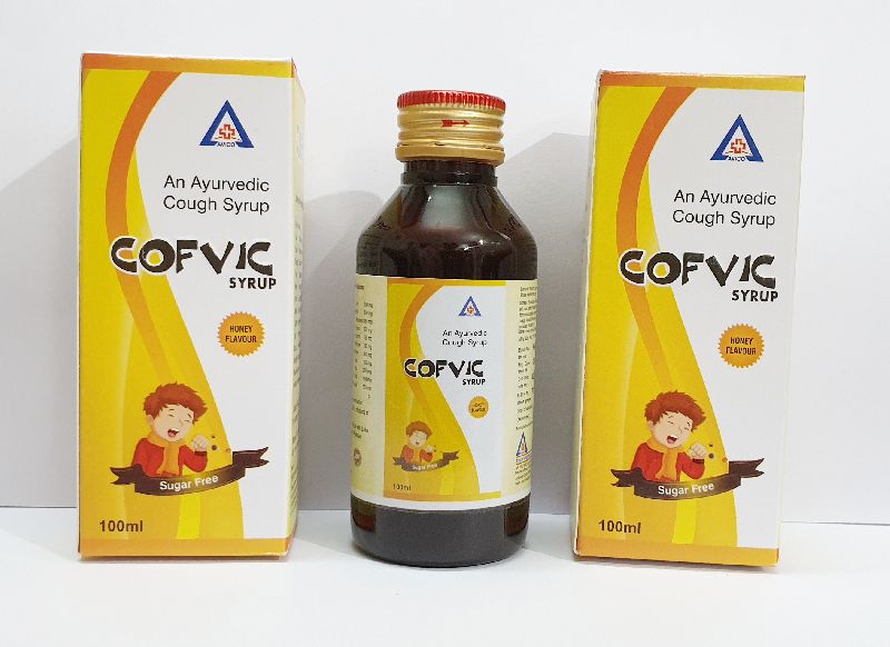  Cofvic Cough Syrup, Plastic Type : Plastic Bottles
