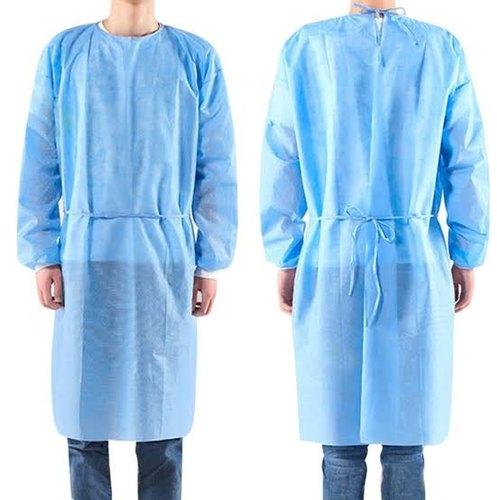 SMMMS Fabric Non Woven Surgical Gown, Color : Medical Blue