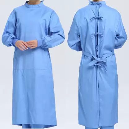 SMMMS Fabric Optimum Surgical Gowns, Color : Medical Blue