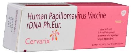 Cervarix Human Papillomavirus Vaccine