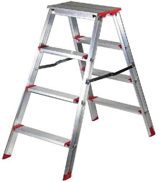 Aluminum Polished Step Ladder, for Construction, Home, Industrial, Feature : Durable, Light Weight