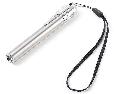 SOMLLY Stainless Steel Pen Torch, Color : Silver