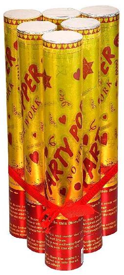 HIPPITY HOP GOLD 30 CM STAR AND CONFETTI SPARKLES PARTY POPPER PACK OF 1 FOR PARTY CELEBRATION