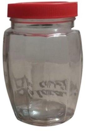 Clear Glass Storage Jar